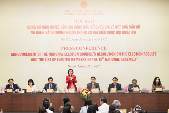 214/216 người do Trung ương giới thiệu trúng cử đại biểu Quốc hội