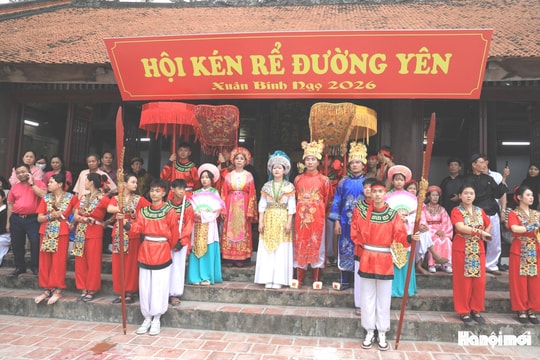Hội Kén rể Đường Yên: Sức sống di sản trên vùng đất Thư Lâm