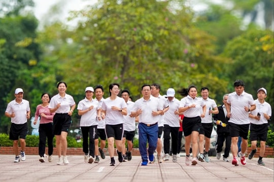 Nam Phù khai mạc Ngày chạy Olympic vì sức khỏe toàn dân năm 2026