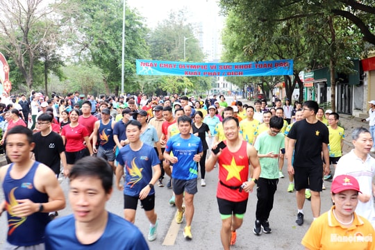 Kiến Hưng sôi động Ngày chạy Olympic vì sức khỏe toàn dân 2026