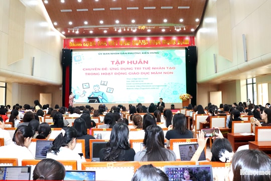 Kiến Hưng tập huấn ứng dụng AI trong giáo dục mầm non
