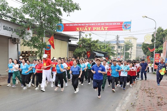 Xuân Mai lan tỏa tinh thần rèn luyện thân thể qua Ngày chạy Olympic