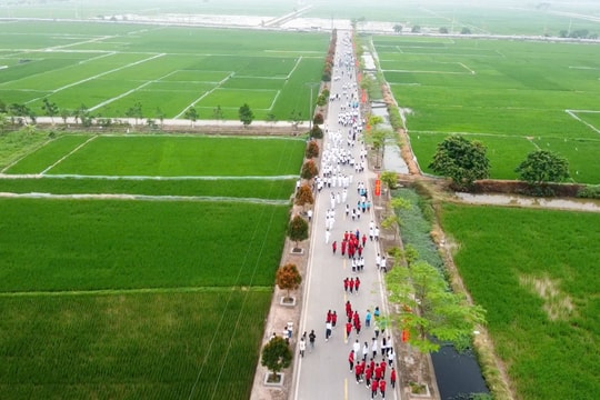 Xã Hồng Sơn tổ chức Ngày chạy Olympic