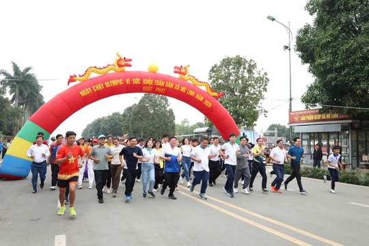Lan tỏa tinh thần thể dục thể thao đến từng người dân Mê Linh