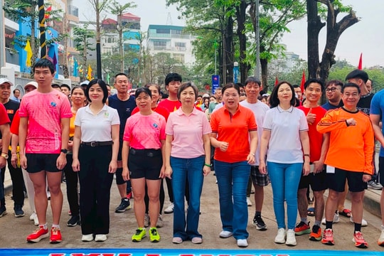 Phường Phương Liệt: Hơn 800 người dân hưởng ứng Ngày chạy Olympic vì sức khỏe toàn dân