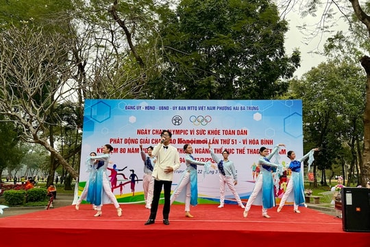 Phường Hai Bà Trưng phát động Ngày chạy Olympic và Giải chạy Hà Nội mới 2026