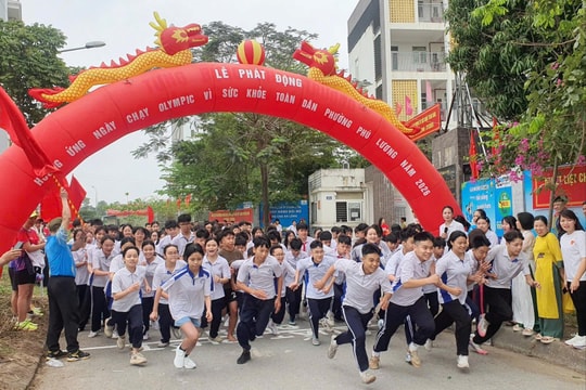 Phú Lương phát động Ngày chạy Olympic vì sức khỏe toàn dân 2026