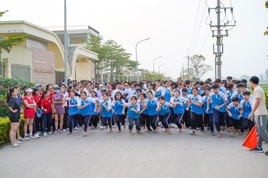 Lan tỏa phong trào rèn luyện sức khỏe từ Ngày chạy Olympic ở xã Chuyên Mỹ