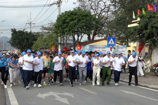 Lan tỏa phong trào rèn luyện sức khỏe trong toàn xã Hương Sơn