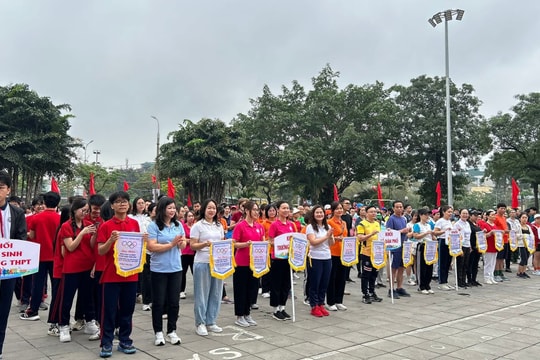 Phường Tương Mai: Gần 1.500 vận động viên tham gia Ngày chạy Olympic
