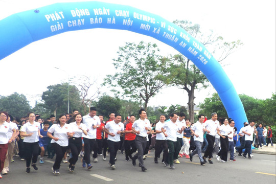 Từ mỗi bước chạy, lan tỏa khát vọng xây dựng quê hương Thuận An giàu mạnh