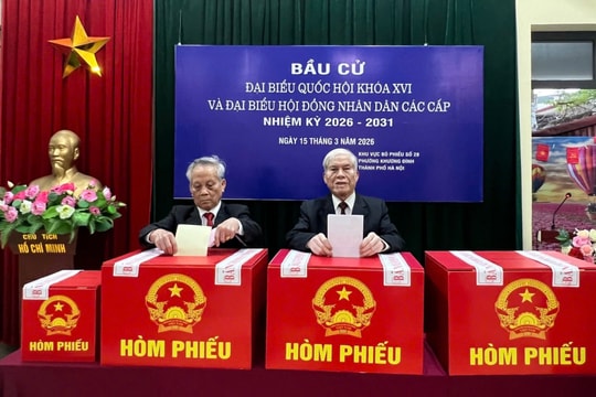 Khương Đình: Bầu đủ đại biểu HĐND, khẳng định niềm tin của cử tri