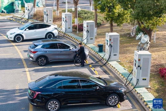 Trung Quốc đã có hơn 21 triệu điểm sạc xe điện