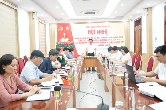 Xã Dương Hòa triển khai nhiệm vụ quý II sau kết quả tích cực quý I