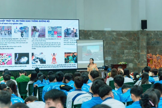 Tuyên truyền kỹ năng lái xe an toàn đối với học sinh tại Thanh Oai