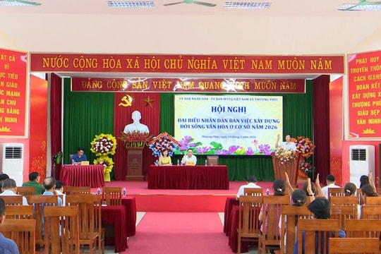 Xây dựng xã Thượng Phúc văn hóa, văn minh, hiện đại