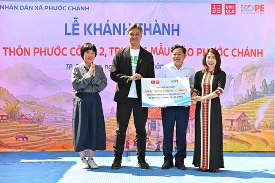 UNIQLO Việt Nam tiếp tục đồng hành cùng giáo dục tại miền Trung