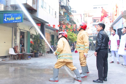 Hiệu quả giảm thiểu cháy nổ tại phường Giảng Võ