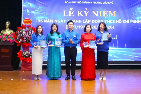 Đoàn phường Giảng Võ triển khai nhiều công trình trong Tháng Thanh niên 2026