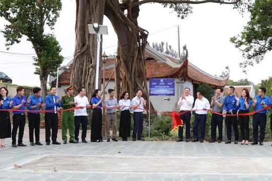 Khánh thành công trình thanh niên “Thắp sáng hào khí Chương Dương”