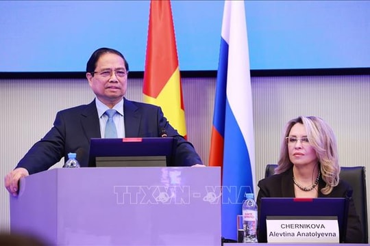 Thủ tướng Phạm Minh Chính thăm Đại học hàng đầu của LB Nga