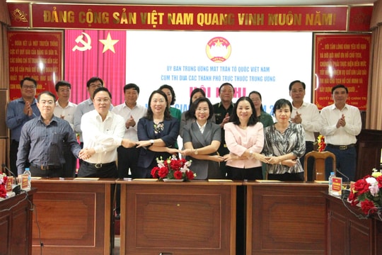 MTTQ Việt Nam 6 thành phố trực thuộc Trung ương thi đua thực hiện tốt nhiệm vụ