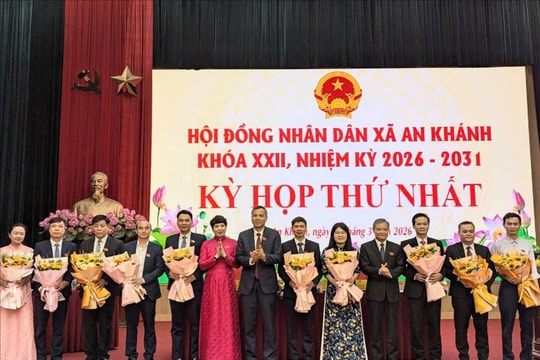 Kỳ họp thứ nhất HĐND xã An Khánh nhiệm kỳ 2026-2031 bầu các chức danh chủ chốt