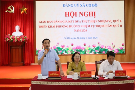 Xã Cổ Đô tăng tốc thực hiện các chỉ tiêu, nhiệm vụ ngay từ đầu năm