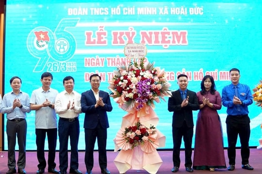 Tuổi trẻ xã Hoài Đức lan tỏa tinh thần xung kích, khát vọng cống hiến