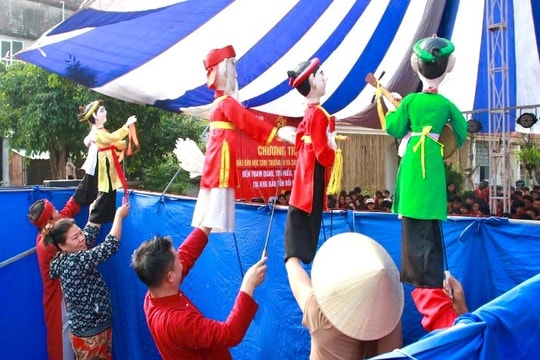 Độc đáo rối cạn Tế Tiêu