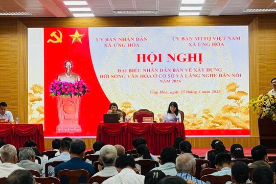 Ứng Hòa phát huy dân chủ, xây dựng đời sống văn hóa bền vững