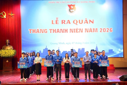Tuổi trẻ xã Quang Minh lan toả khát vọng cống hiến, dựng xây quê hương