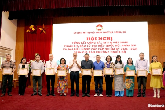 MTTQ Việt Nam phường Nghĩa Đô: Phát huy vai trò nòng cốt trong công tác bầu cử