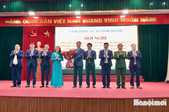 Xã Vĩnh Thanh tổng kết công tác bầu cử, khen thưởng hơn 200 tập thể, cá nhân tiêu biểu