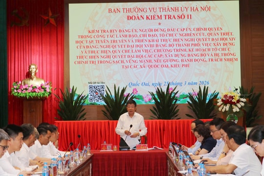 Tăng cường kiểm tra, giám sát, nâng cao hiệu quả thực hiện nghị quyết tại cơ sở