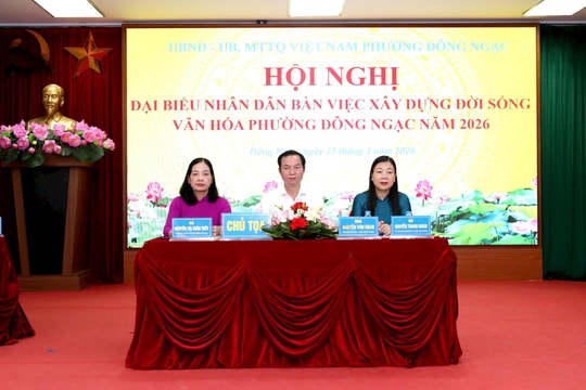 Phường Đông Ngạc phát huy sức mạnh nhân dân trong xây dựng đời sống văn hóa, văn minh đô thị