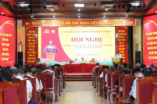 Xã Mỹ Đức: Chung sức, đồng lòng xây dựng đời sống văn hóa ở cơ sở