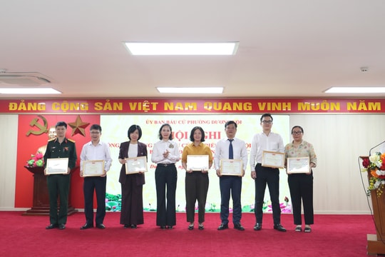 Phường Dương Nội tổng kết công tác bầu cử