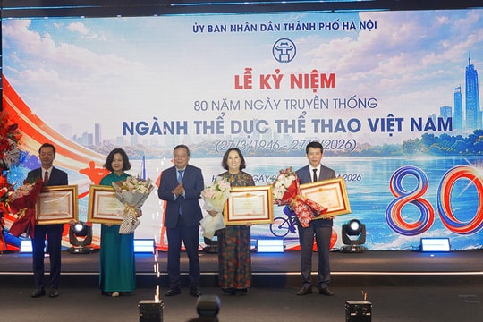 Hà Nội: Mít tinh kỷ niệm 80 năm Ngày truyền thống ngành Thể dục thể thao Việt Nam