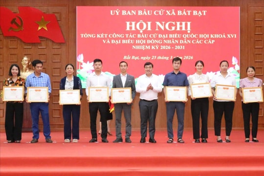 Xã Bất Bạt: Công tác bầu cử thành công toàn diện, dân chủ và đúng quy định