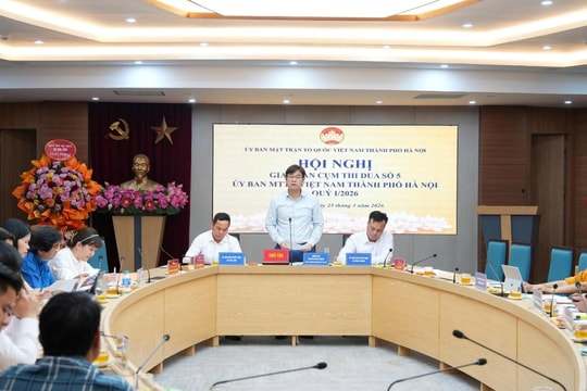 Cụm thi đua số 5 ký giao ước thi đua năm 2026