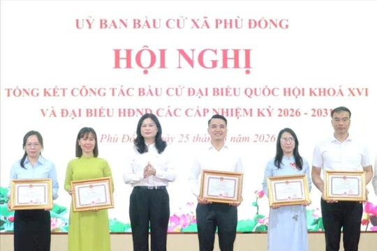 Xã Phù Đổng: Chuyển đổi số góp phần làm nên thành công của ngày hội bầu cử