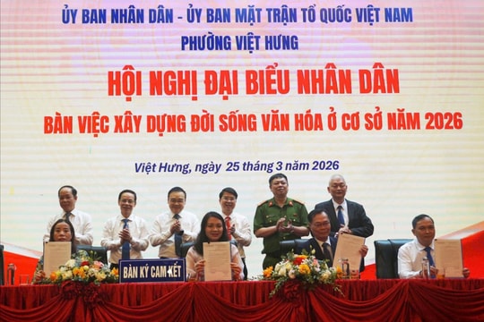 Phường Việt Hưng: Phát huy sáng kiến nhân dân trong xây dựng đời sống văn hóa