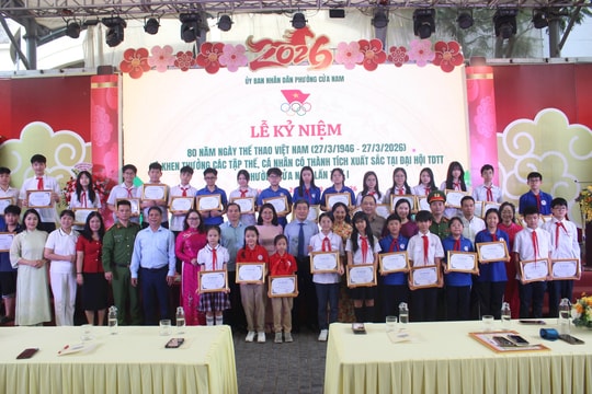 Phường Cửa Nam kỷ niệm 80 năm Ngày truyền thống ngành Thể dục thể thao Việt Nam