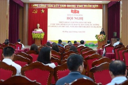 Xã Hạ Bằng triển khai cuộc thi chính luận về bảo vệ nền tảng tư tưởng của Đảng năm 2026