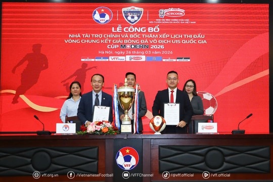12 đội bóng tranh tài tại vòng chung kết U15 Quốc gia 2026