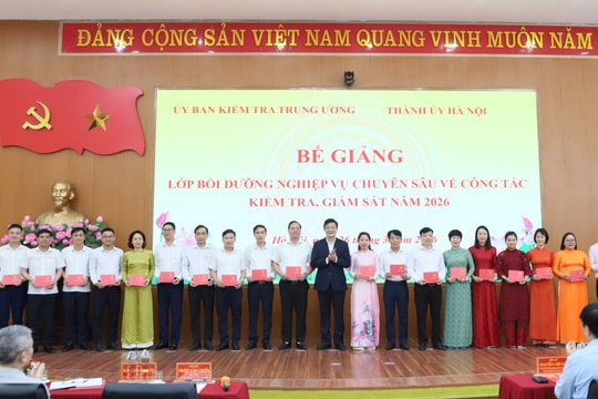 279 học viên hoàn thành bồi dưỡng nghiệp vụ kiểm tra, giám sát