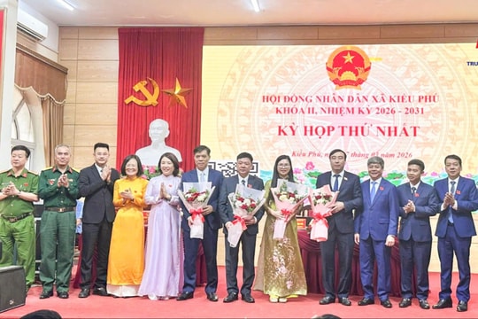 Xã Kiều Phú kiện toàn các chức danh chủ chốt