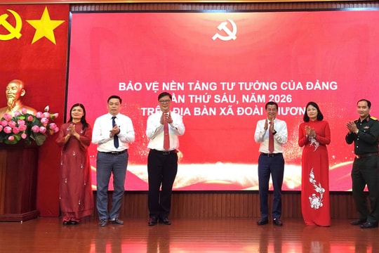 Xã Đoài Phương phát động Cuộc thi chính luận về bảo vệ nền tảng tư tưởng của Đảng năm 2026
