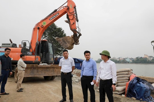 Tuyến đường giáp đường sắt Bắc - Nam và hồ Linh Đàm thông xe kỹ thuật ngày 15-4